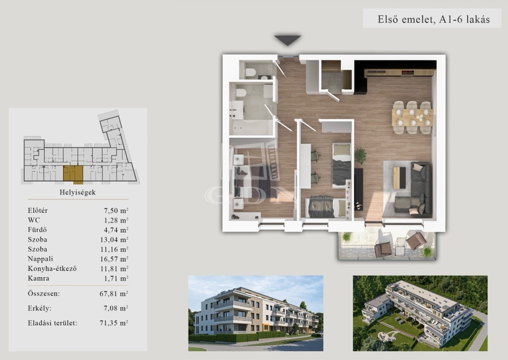 Verkauf Tata Wohnung (Ziegel)